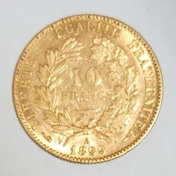 FRANKREICH - KM 830 - 10 FRANCS 1899 - TYP CÉRÈS - GOLD