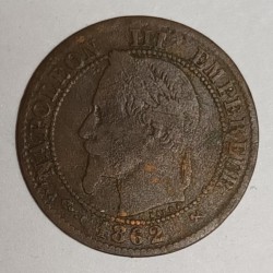 FRANCE - KM 796 - 2 CENTIMES 1862 K - Bordeaux - TYPE NAPOLEON III