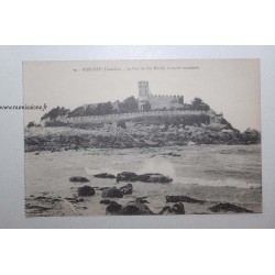 France - 29 - Roscoff - Le fort de Per Haridy à marée montante