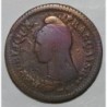 FRANCE - KM 645 - 1 DECIME 1796 A - Paris - YEAR 5 - OVERSTRIKE OF 2 DECIMES