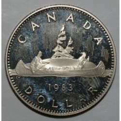 CANADA - KM 120 - 1 DOLLAR 1983 - CANOE