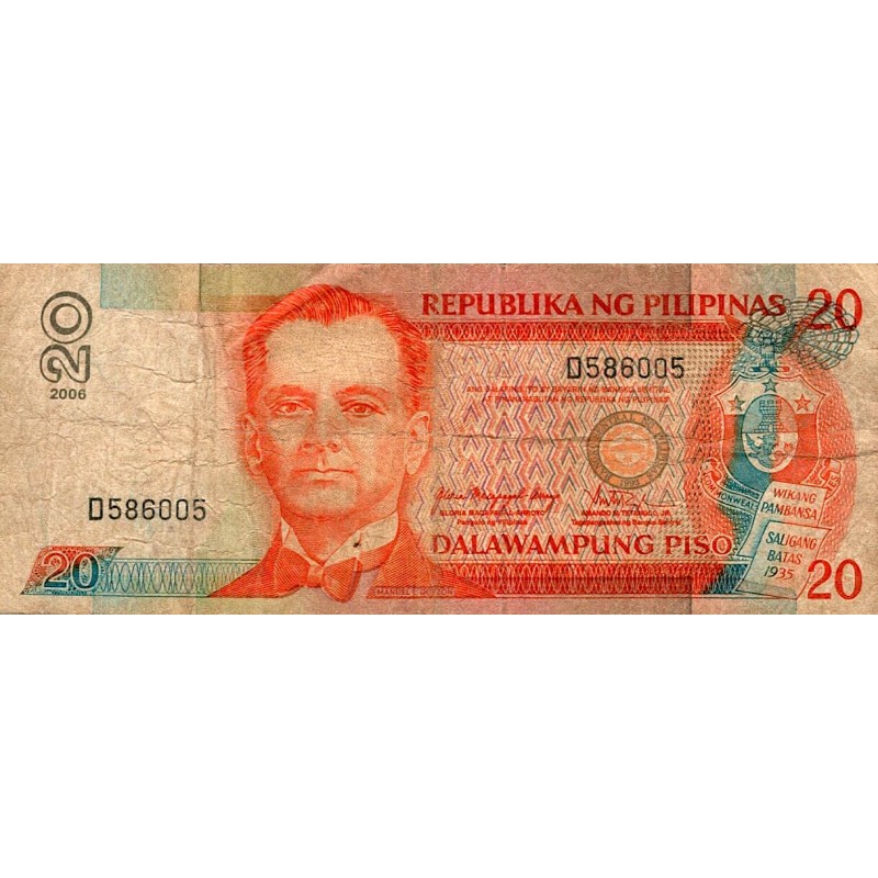 PHILIPPINES - PICK 182 i - 20 PISO - 2007 PHILIPPINES - PICK 182 i - 20 PISO - 2007