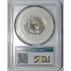 GRIECHENLAND - KM E26 - 10 LEPTA 1912 - MÜNZPROBE - PCGS SP 66