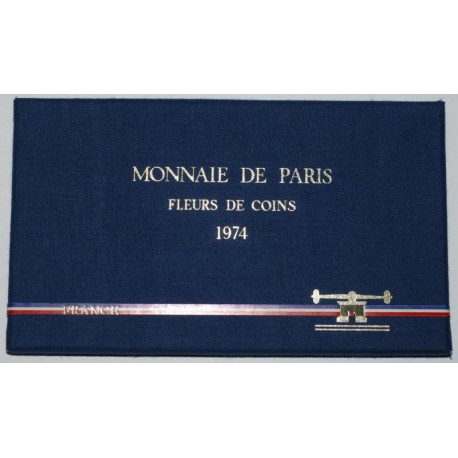 COFFRET FLEUR DE COIN 1974 TRANCHE A