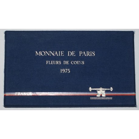 COFFRET FLEUR DE COIN 1975 TRANCHE A