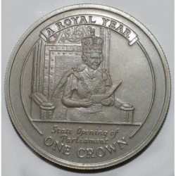 GIBRALTAR - KM 1253 - 1 CROWN 2005 - STATE OPENING OF PARLIAMENT