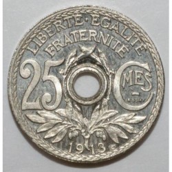 GADOURY 379 - Gad vert 77.2 - 25 CENTIMES 1913 - ESSAI DE LINDAUER - SPL