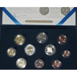 MALTA - BRILLIANT UNCIRCULATED EURO COIN SET 2015 - 9 COINS AND 1 MEDAL