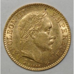 FRANKREICH - KM 800 - 10 FRANCS 1866 A - Paris - TYPE NAPOLÉON III - GOLD
