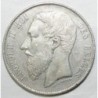 BELGIQUE - KM 25 - 5 FRANCS 1867 - LEOPOLD II - TYPE GROSSE TÊTE - RARE