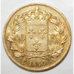 GADOURY 1105a - 40 FRANCS 1830 A - Paris - CHARLES X - KM 721